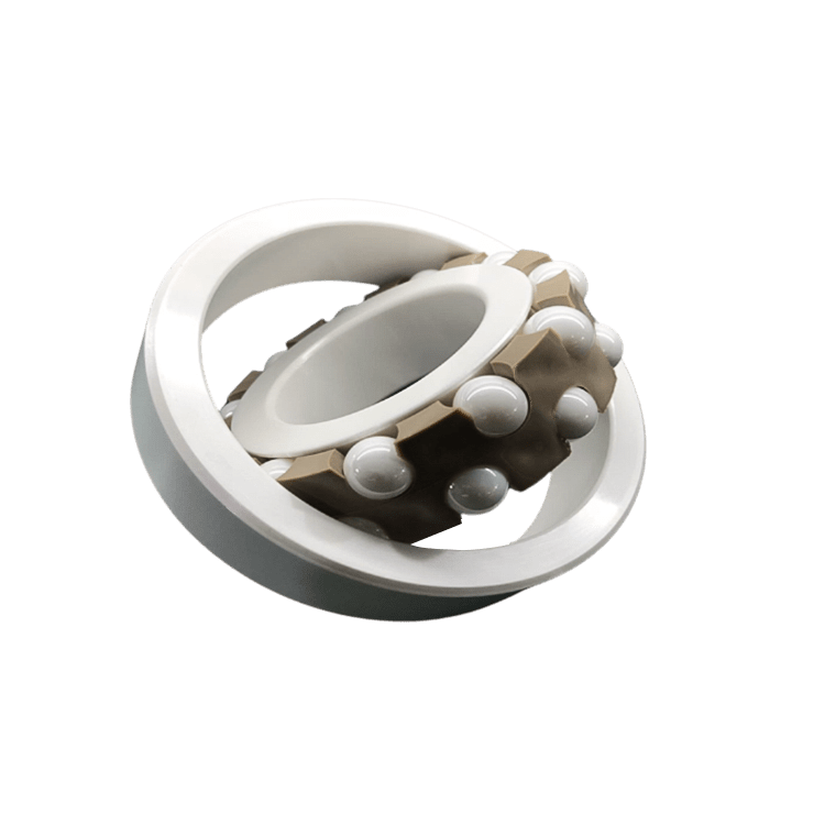 ZrO₂  Self-aligning Ball Bearing With Peek Cage