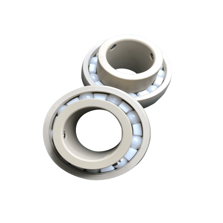 PEEK Plastic Insert Ball Bearing PEEK/ ZRO2/ PTFE