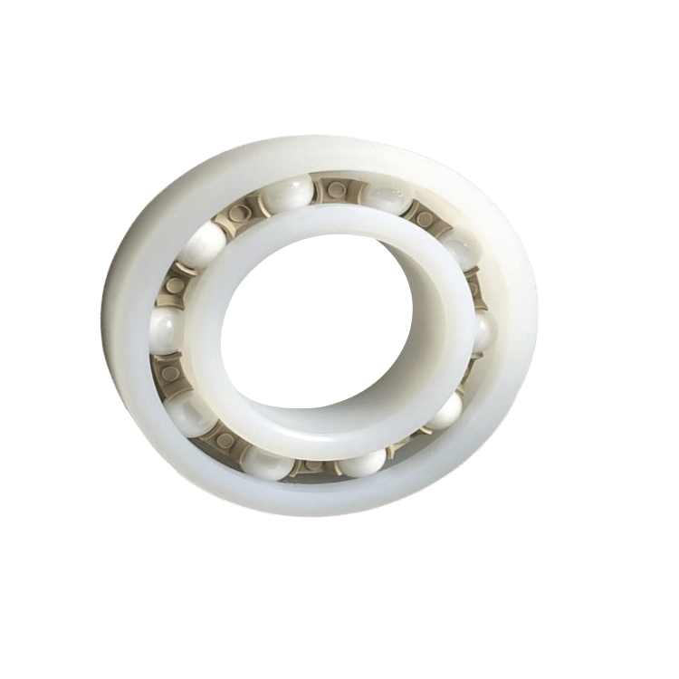 POM Precision Plastic Deep Groove Ball Bearing POM/ ZRO2/ PEEK