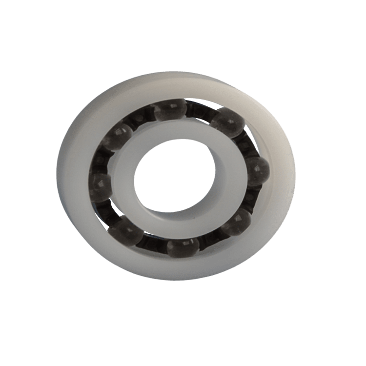 POM Precision Plastic Deep Groove Ball Bearing POM/ GLASS/ PA66