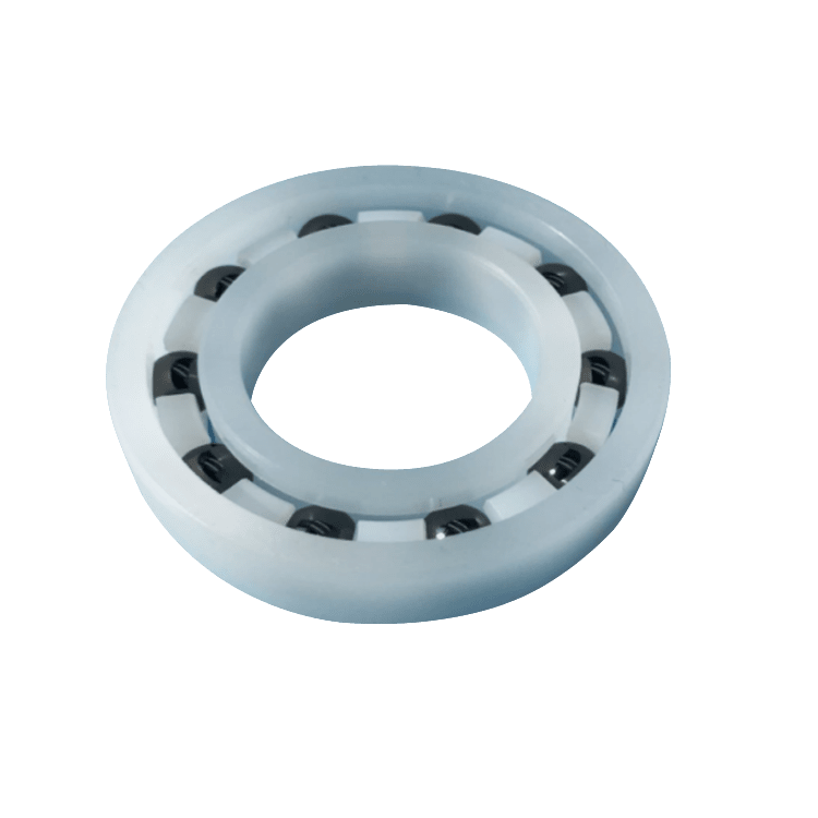 PVDF Anti-Corrosion Plastic Deep Groove Ball Bearing PVDF/ PVDF/ SI3N4