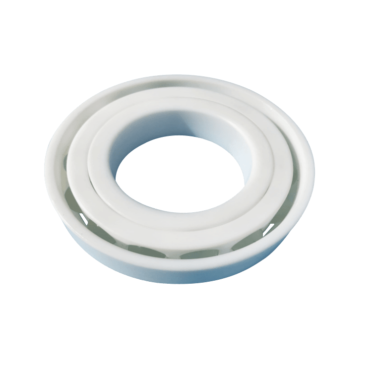 PTFE Anti-Corrosion Plastic Angular Contact Ball Bearing PTFE/ PTFE/ GLASS