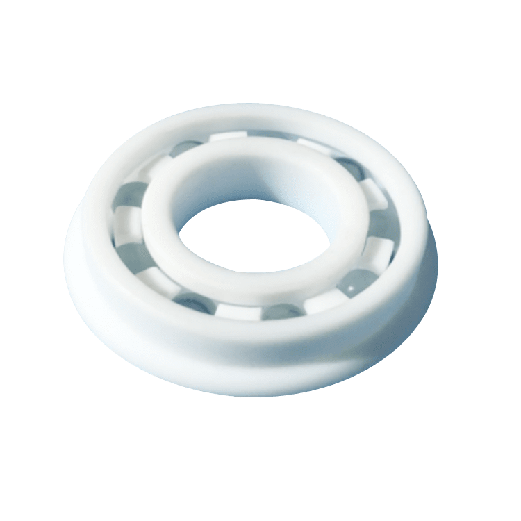 PTFE Anti-Corrosion Plastic Deep Groove Ball Bearing PTFE/ PTFE/ GLASS